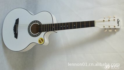 lennov 38寸A款白色 供应优质吉他 专业商家为您供应高品质吉他_民族弹拨乐器_第一枪